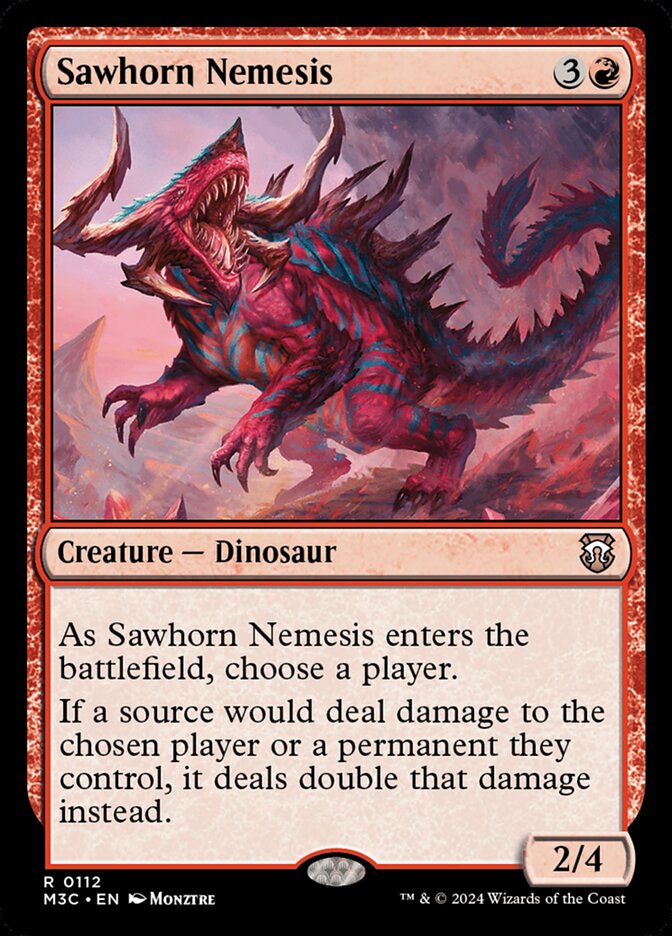 Sawhorn Nemesis - Magic: The Gathering - MoxLand