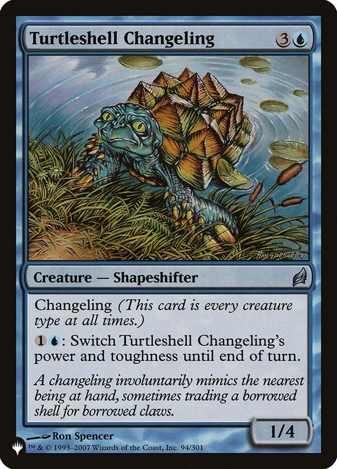 Morfolóide Carapaça / Turtleshell Changeling - Magic: The Gathering - MoxLand