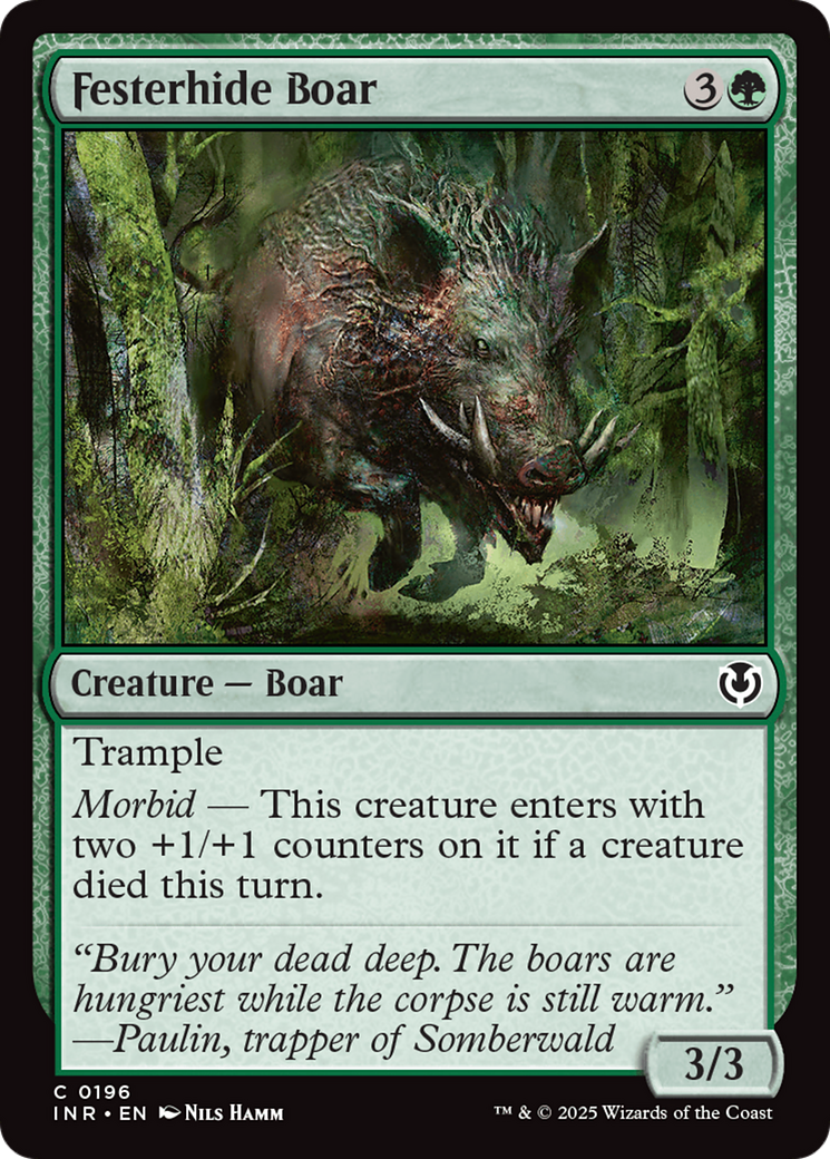 Javali da Pele Supurante / Festerhide Boar - Magic: The Gathering - MoxLand