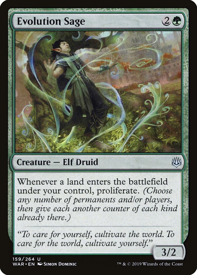 Sábio da Evolução / Evolution Sage - Magic: The Gathering - MoxLand