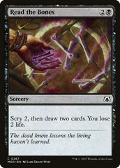 Leia os Ossos / Read the Bones - Magic: The Gathering - MoxLand