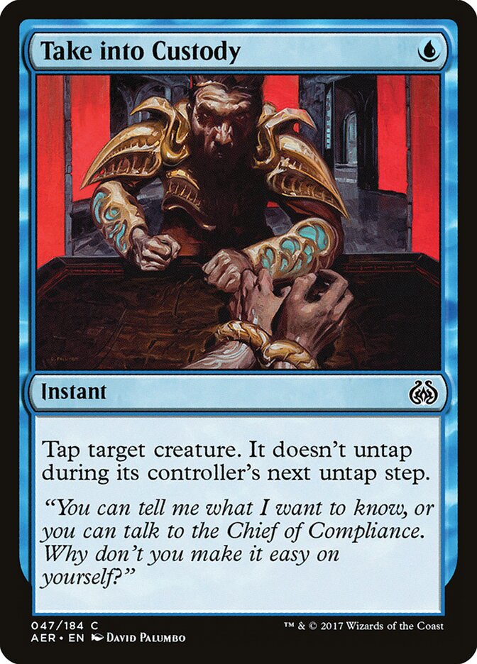 Levar Sob Custódia / Take into Custody - Magic: The Gathering - MoxLand