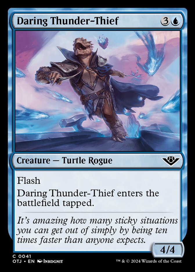 Ladrolâmpago Ousado / Daring Thunder-Thief - Magic: The Gathering - MoxLand