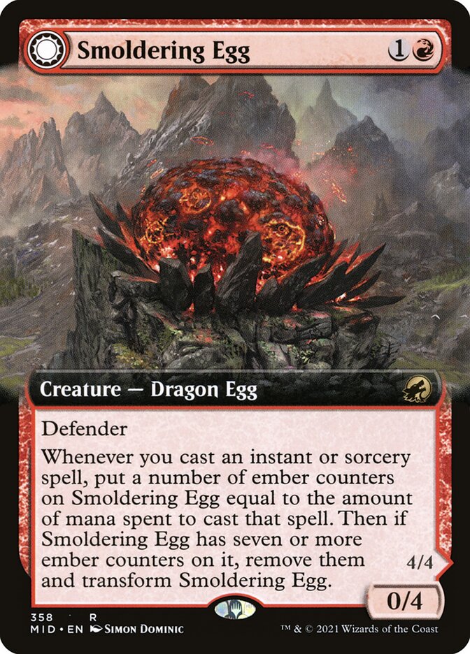 Ovo Fumegante / Smoldering Egg - Magic: The Gathering - MoxLand