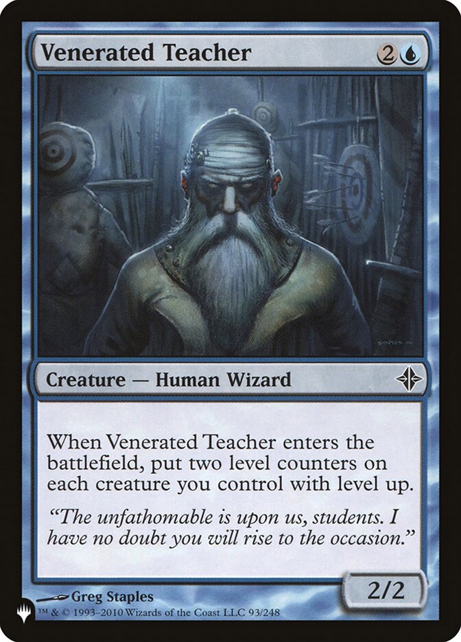 Professor Venerado / Venerated Teacher - Magic: The Gathering - MoxLand