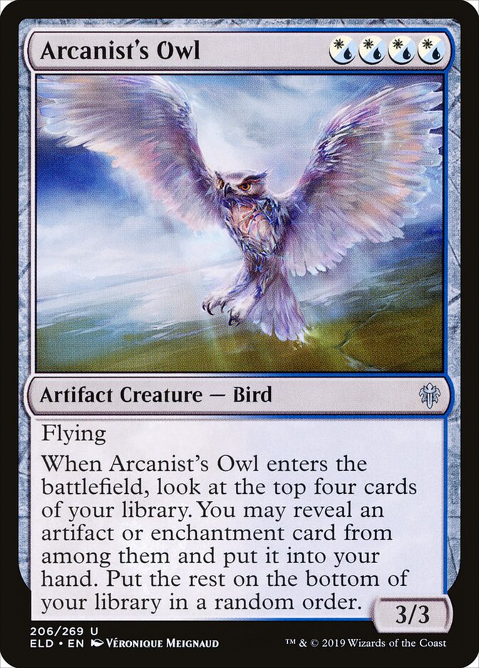Coruja do Arcanista / Arcanist's Owl - Magic: The Gathering - MoxLand