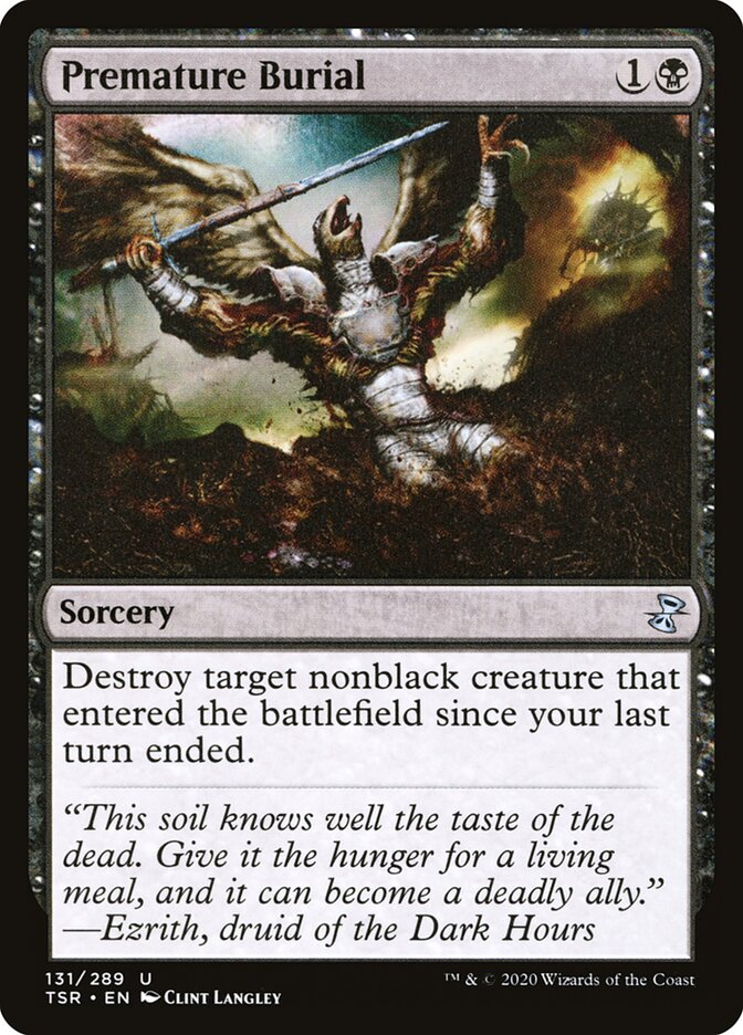 Funeral Prematuro / Premature Burial - Magic: The Gathering - MoxLand
