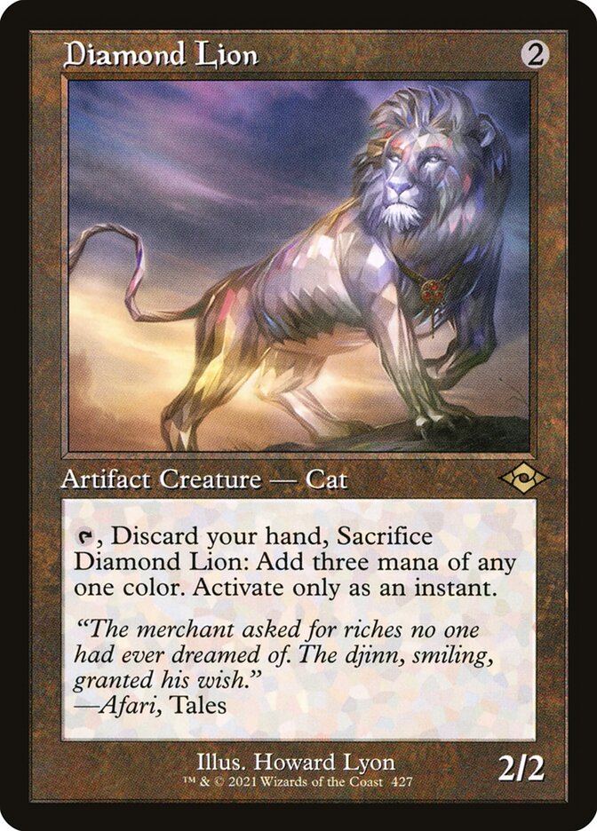 Leão Diamantino / Diamond Lion - Magic: The Gathering - MoxLand