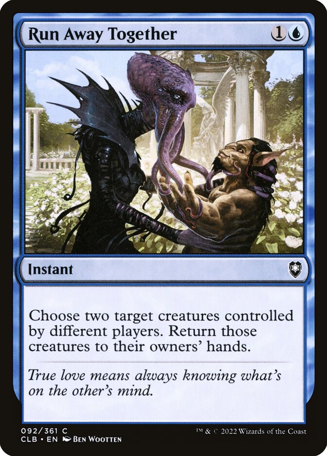 Fugir Juntos / Run Away Together - Magic: The Gathering - MoxLand