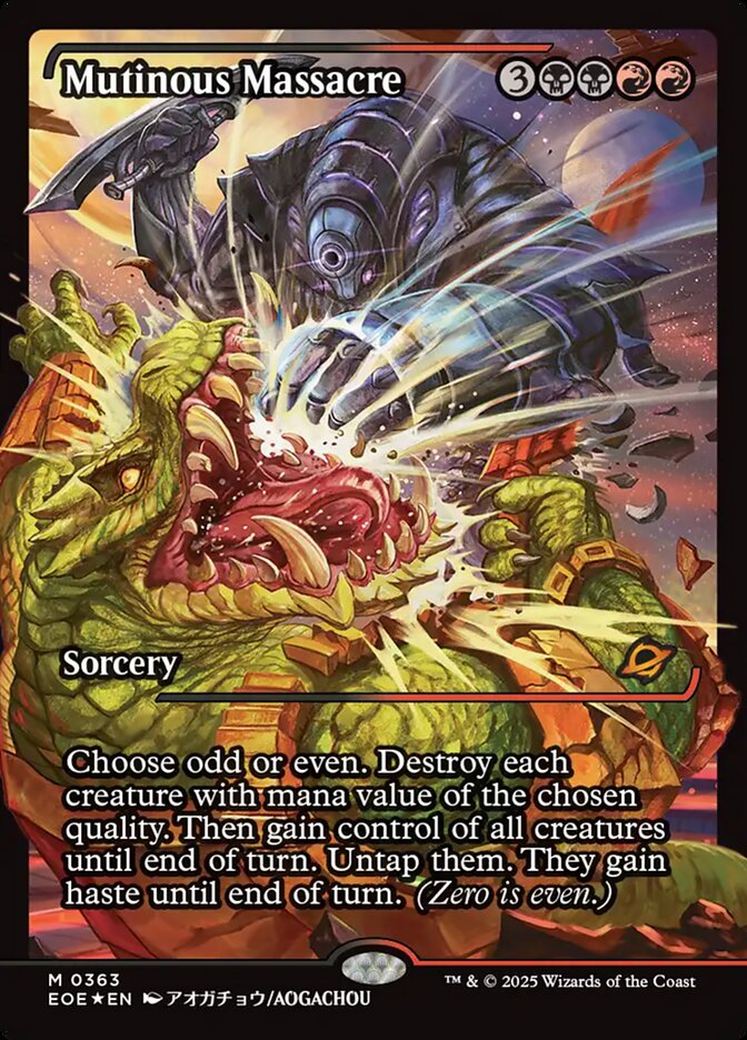 Massacre Amotinado / Mutinous Massacre - Magic: The Gathering - MoxLand