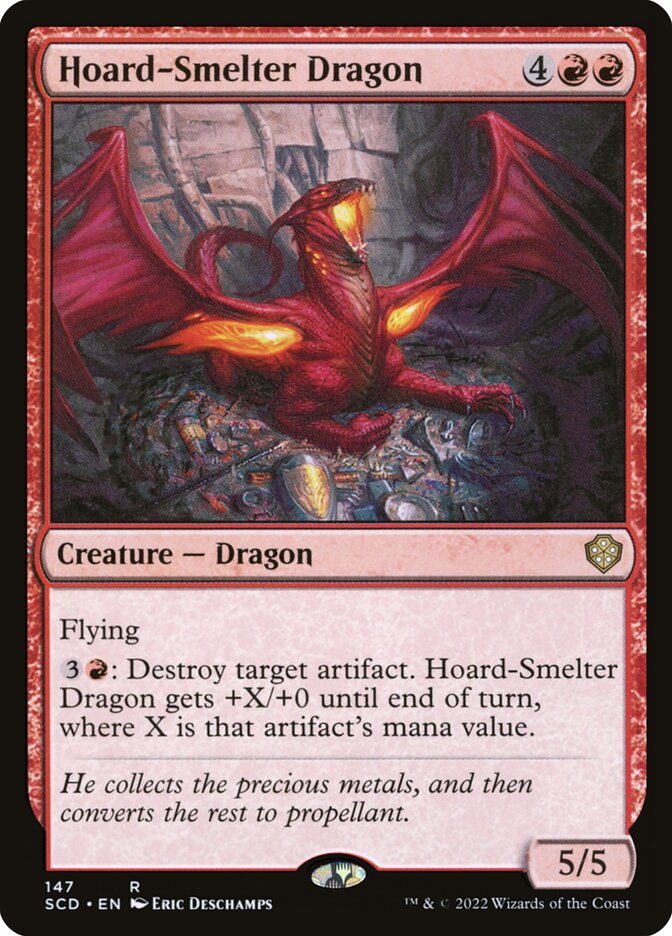 Dragão Fundidor de Tesouro / Hoard-Smelter Dragon - Magic: The Gathering - MoxLand
