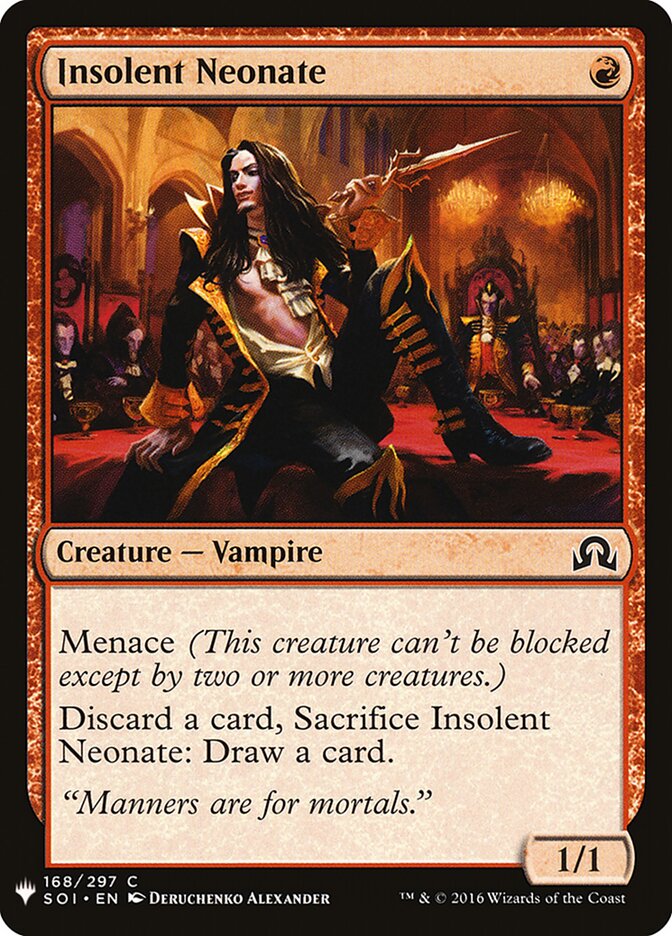 Neófito Insolente / Insolent Neonate - Magic: The Gathering - MoxLand