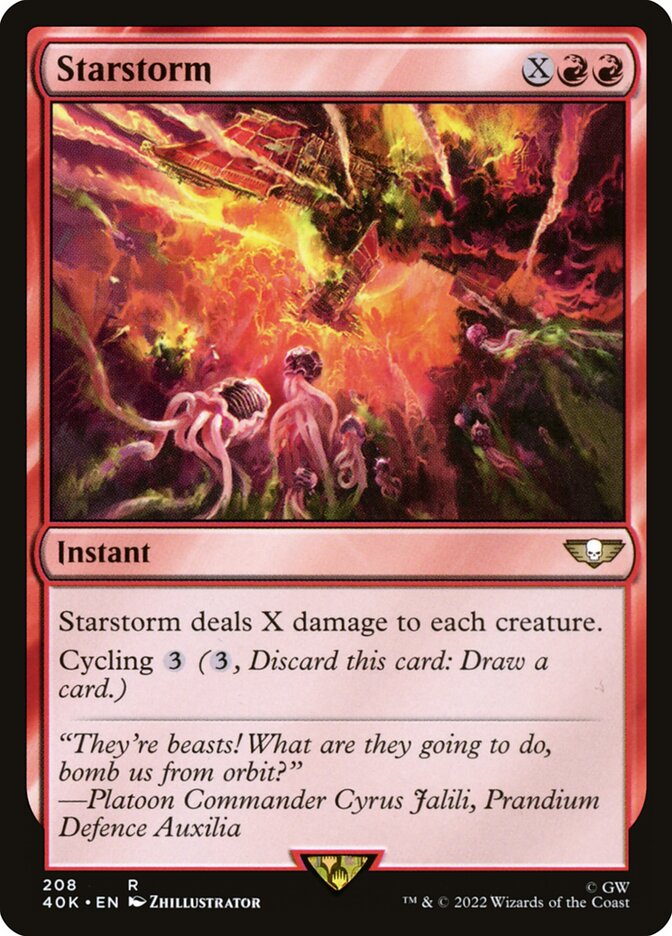 Tempestade de Estrelas / Starstorm - Magic: The Gathering - MoxLand