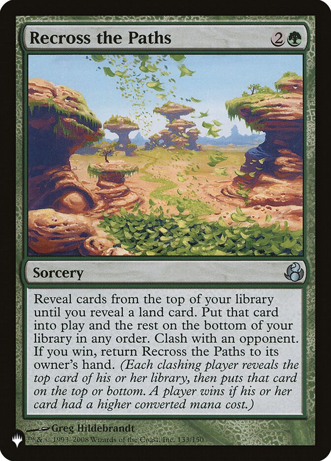 Reatravessar as Trilhas / Recross the Paths - Magic: The Gathering - MoxLand