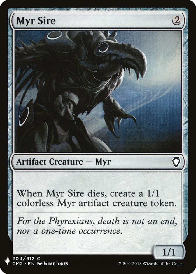 Senhor Myr / Myr Sire - Magic: The Gathering - MoxLand