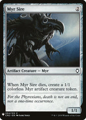 Senhor Myr / Myr Sire - Magic: The Gathering - MoxLand