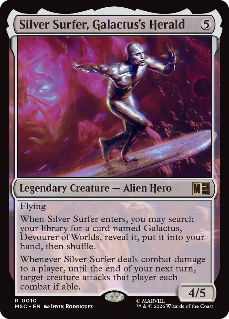 Silver Surfer, Galactus's Herald - Magic: The Gathering - MoxLand