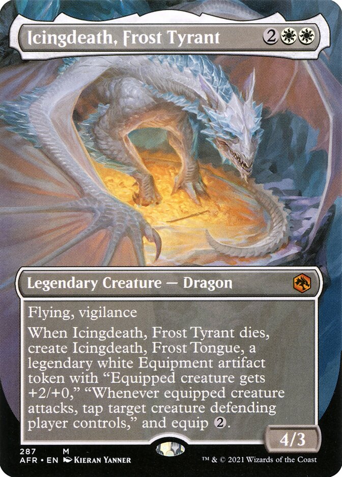 Morte Gélida, Tirano do Gelo / Icingdeath, Frost Tyrant - Magic: The Gathering - MoxLand