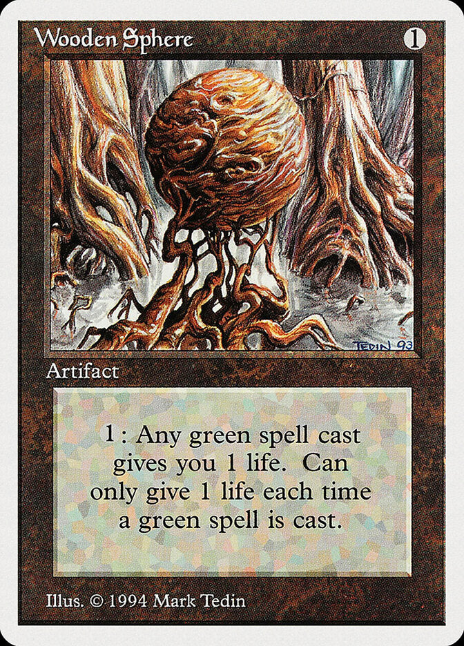 Esfera de Madeira / Wooden Sphere - Magic: The Gathering - MoxLand