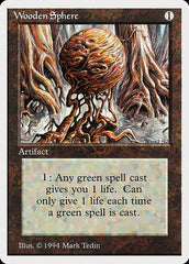 Esfera de Madeira / Wooden Sphere - Magic: The Gathering - MoxLand