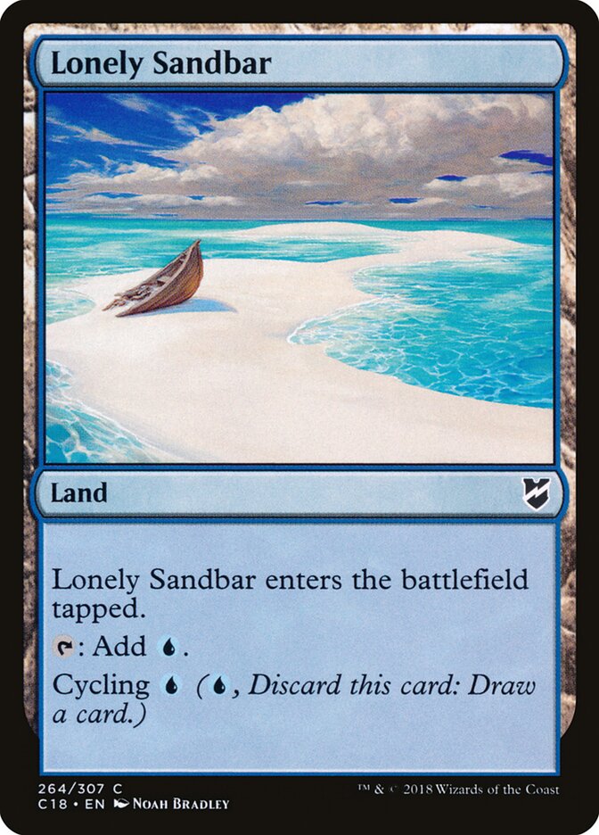 Banco de Areia Isolado / Lonely Sandbar - Magic: The Gathering - MoxLand
