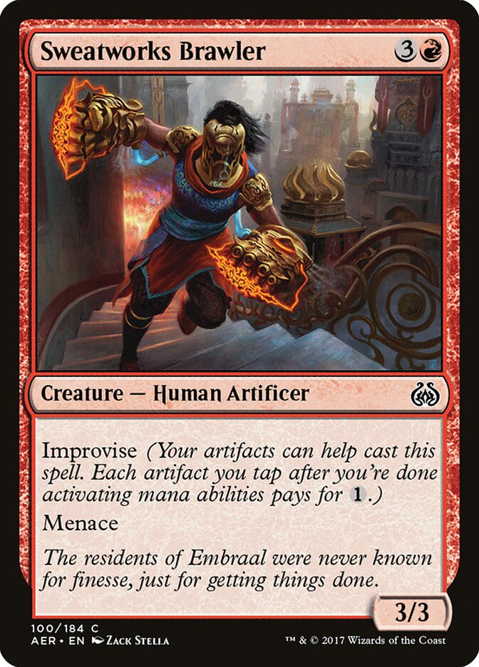 Rufiã da Serralheria Clandestina / Sweatworks Brawler - Magic: The Gathering - MoxLand