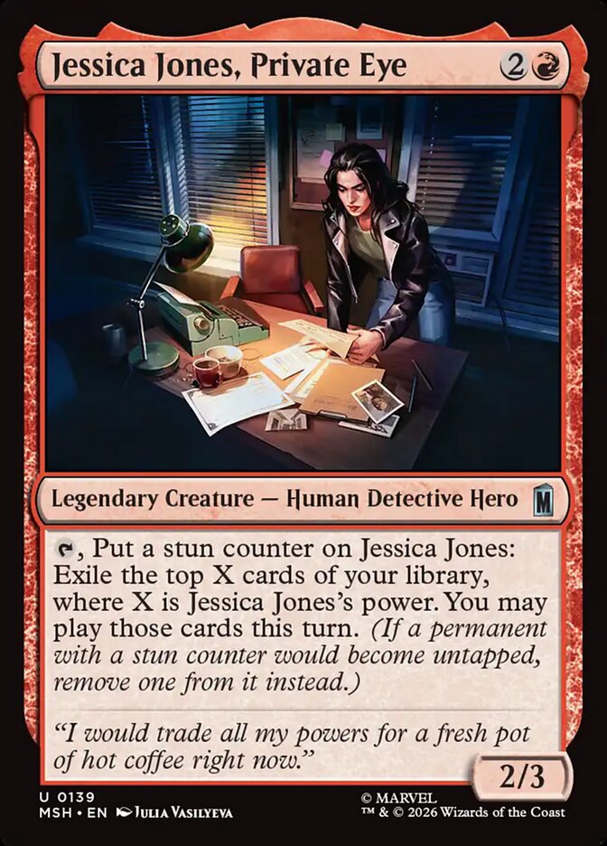 Jessica Jones, Private Eye - Magic: The Gathering - MoxLand