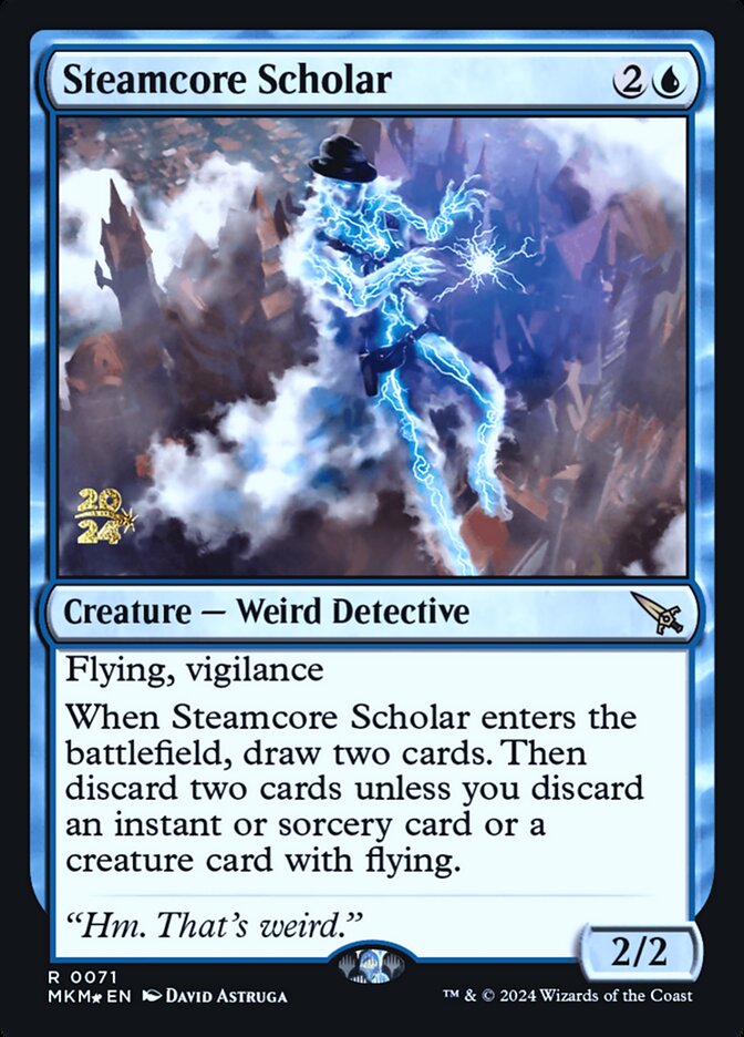 Erudito Âmago de Vapor / Steamcore Scholar - Magic: The Gathering - MoxLand