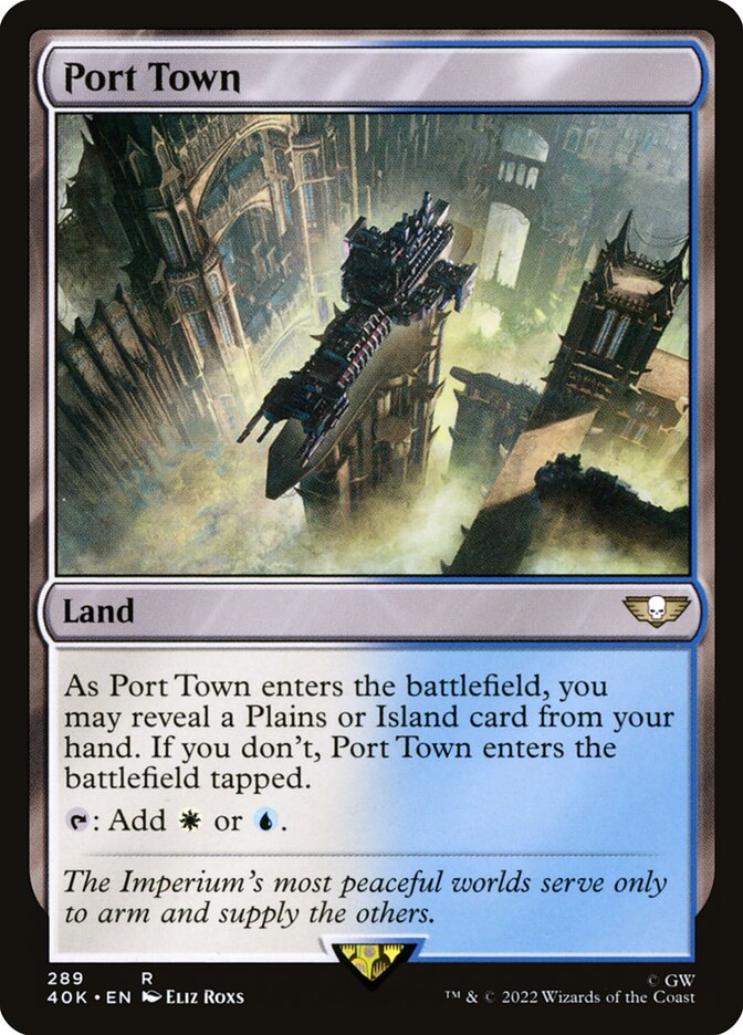 Cidade Portuária / Port Town - Magic: The Gathering - MoxLand