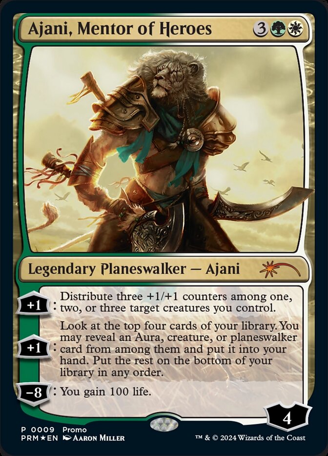 Ajani, Mentor dos Heróis / Ajani, Mentor of Heroes - Magic: The Gathering - MoxLand