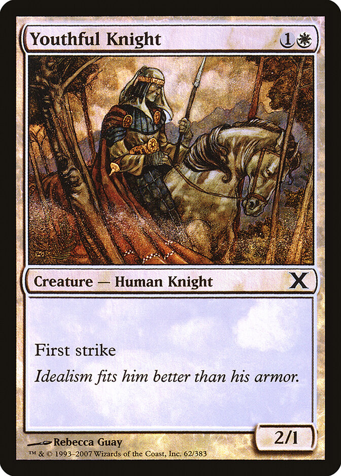 Jovem Cavaleiro / Youthful Knight - Magic: The Gathering - MoxLand