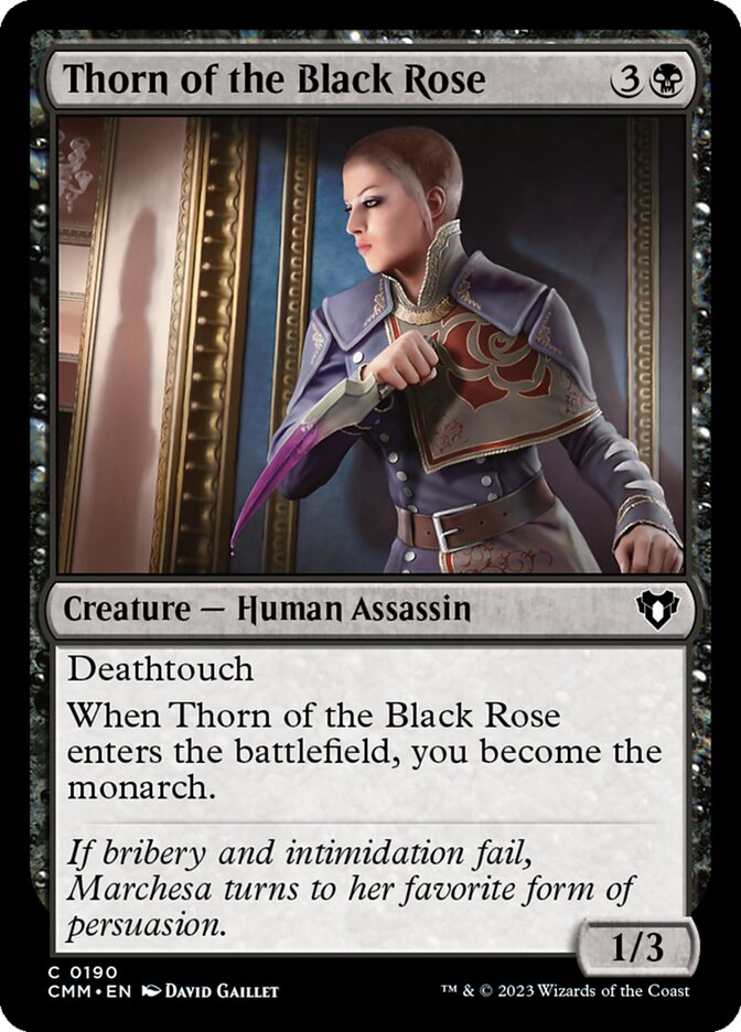 Espinho da Rosa Negra / Thorn of the Black Rose - Magic: The Gathering - MoxLand