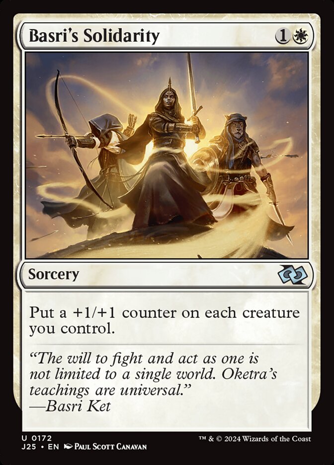 Solidariedade de Basri / Basri's Solidarity - Magic: The Gathering - MoxLand