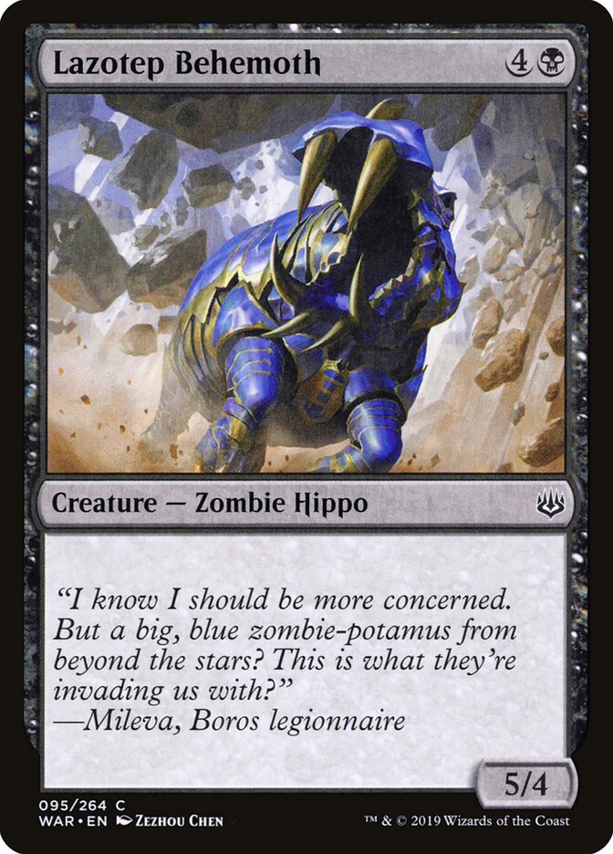 Behemoth de Lazotep / Lazotep Behemoth - Magic: The Gathering - MoxLand
