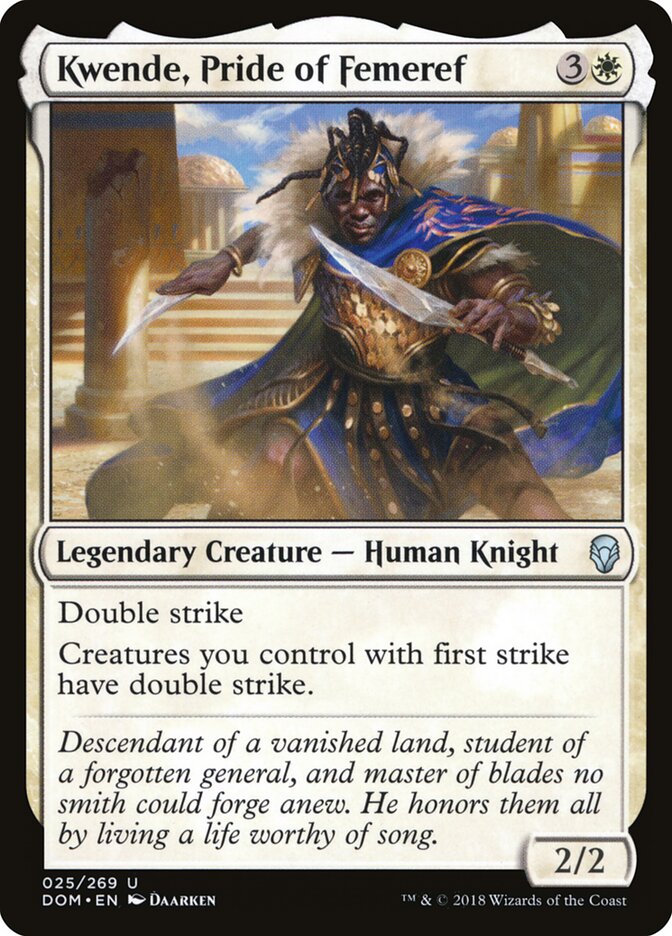 Kwende, Orgulho de Femeref / Kwende, Pride of Femeref - Magic: The Gathering - MoxLand