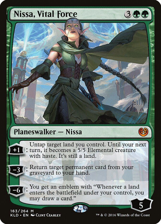 Nissa, Força Vital / Nissa, Vital Force - Magic: The Gathering - MoxLand
