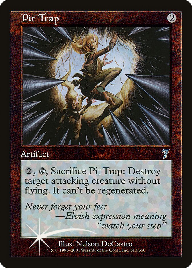 Fojo com Estacas / Pit Trap - Magic: The Gathering - MoxLand