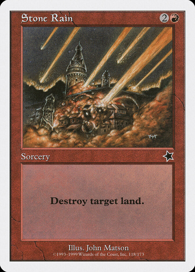 Chuva de Pedras / Stone Rain - Magic: The Gathering - MoxLand