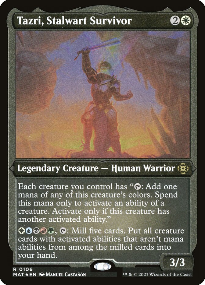 Tazri, Sobrevivente Resoluta / Tazri, Stalwart Survivor - Magic: The Gathering - MoxLand