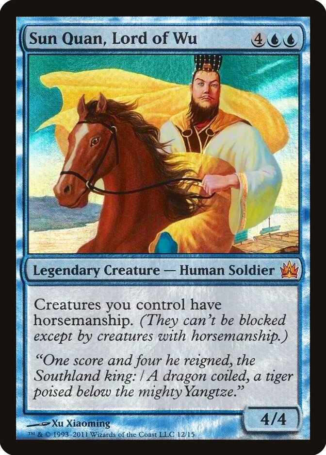 Sun Quan, Senhor de Wu / Sun Quan, Lord of Wu - Magic: The Gathering - MoxLand