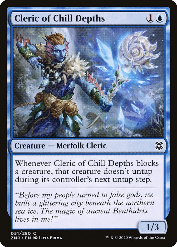 Clérigo das Profundezas Gélidas / Cleric of Chill Depths - Magic: The Gathering - MoxLand