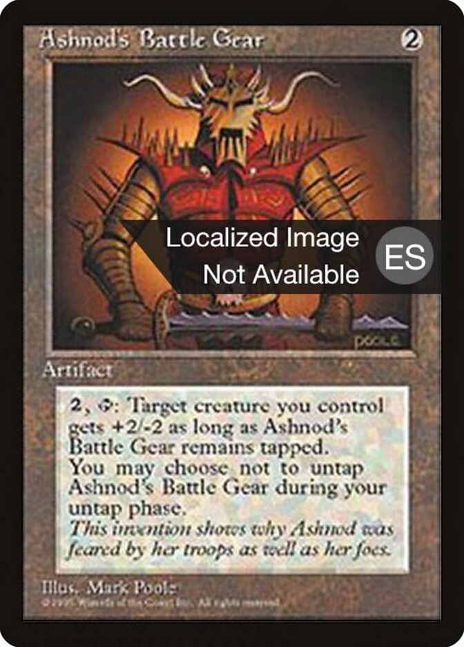Armadura de Ashnod / Ashnod's Battle Gear - Magic: The Gathering - MoxLand