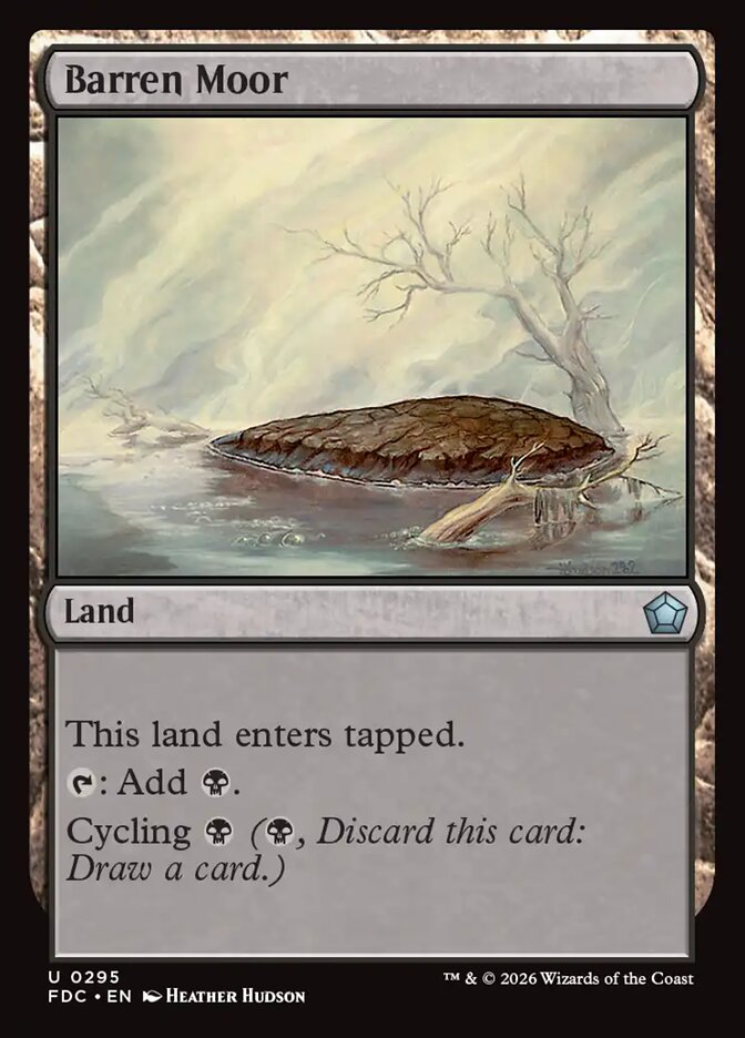 Charneca Estéril / Barren Moor - Magic: The Gathering - MoxLand