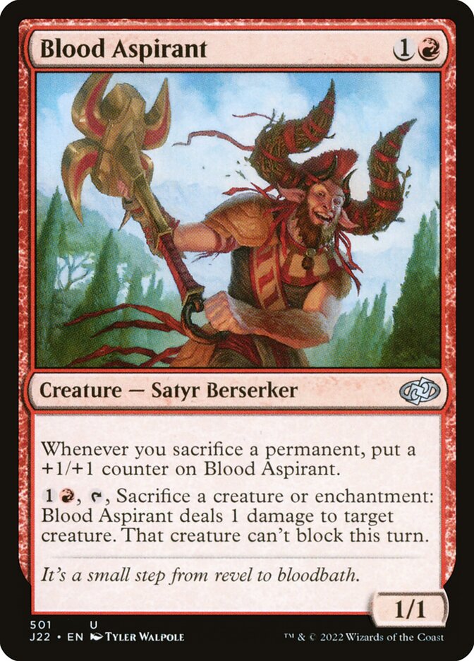 Aspirante a Sanguinário / Blood Aspirant - Magic: The Gathering - MoxLand