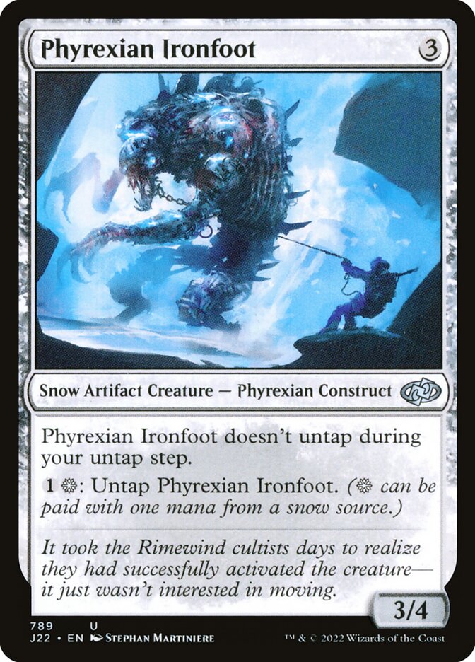 Pé-de-Ferro Phyrexiano / Phyrexian Ironfoot - Magic: The Gathering - MoxLand