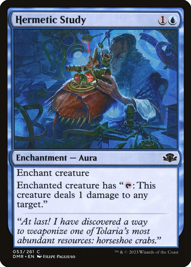 Estudo Hermético / Hermetic Study - Magic: The Gathering - MoxLand