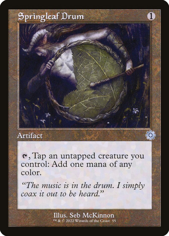 Tambor das Folhas Vernais / Springleaf Drum - Magic: The Gathering - MoxLand