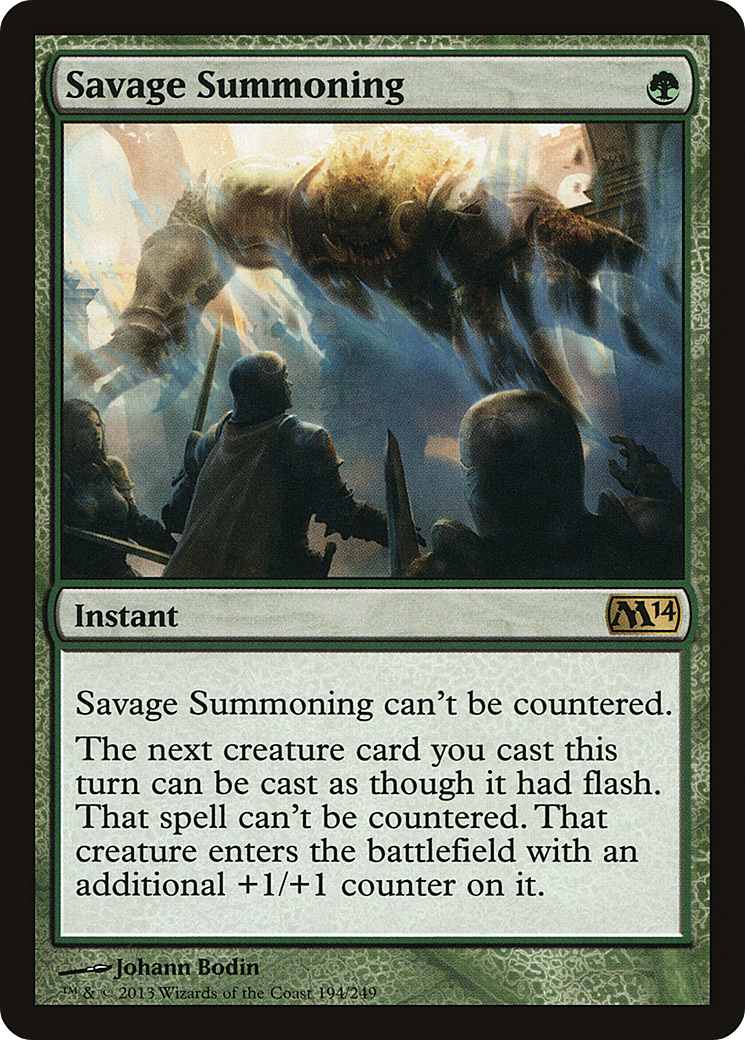 Evocação Selvagem / Savage Summoning - Magic: The Gathering - MoxLand