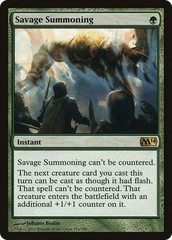 Evocação Selvagem / Savage Summoning - Magic: The Gathering - MoxLand