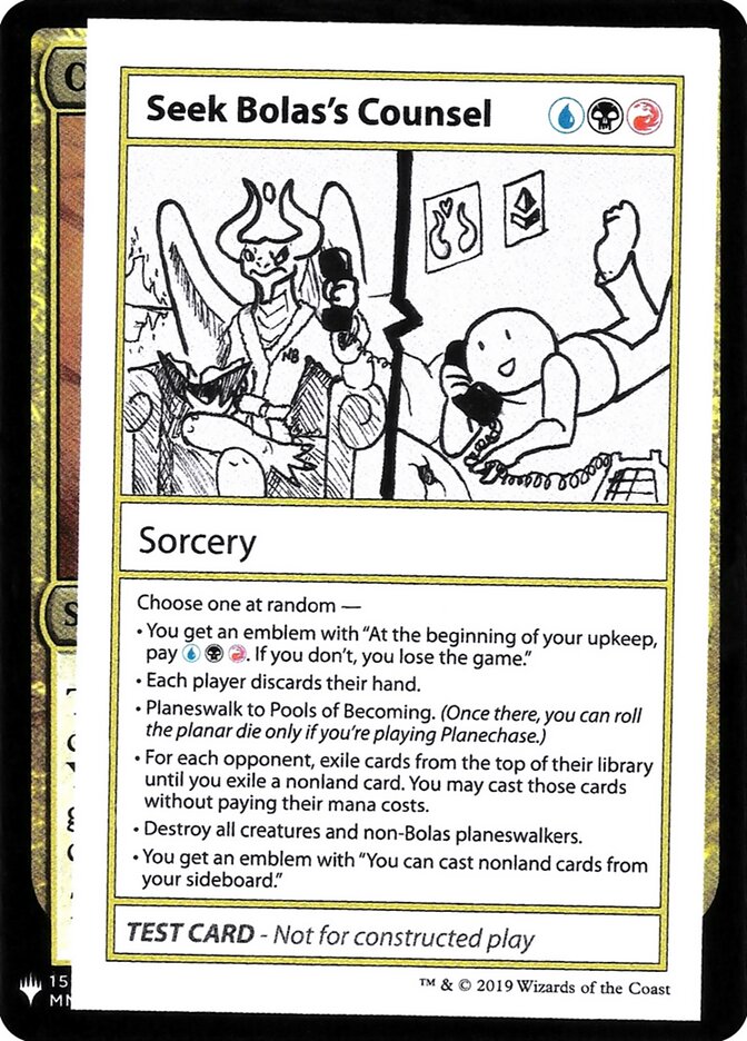 Seek Bolas's Counsel - Magic: The Gathering - MoxLand